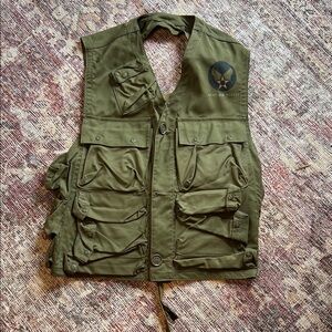 Men's US Air Force C1 Vest - Olive Green